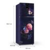 Whirlpool Double Door 235 Litres 2 Star Refrigerator Belle Epoque INTELLIFRESH PRO INV CNV 278