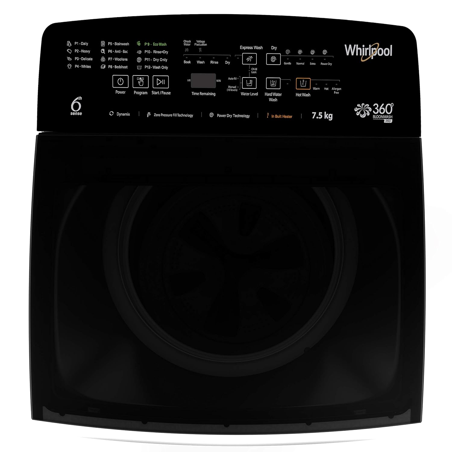 Whirlpool 7.5 Kg 5 Star Bloom Wash Fully-Automatic Top Loading Washing Machine