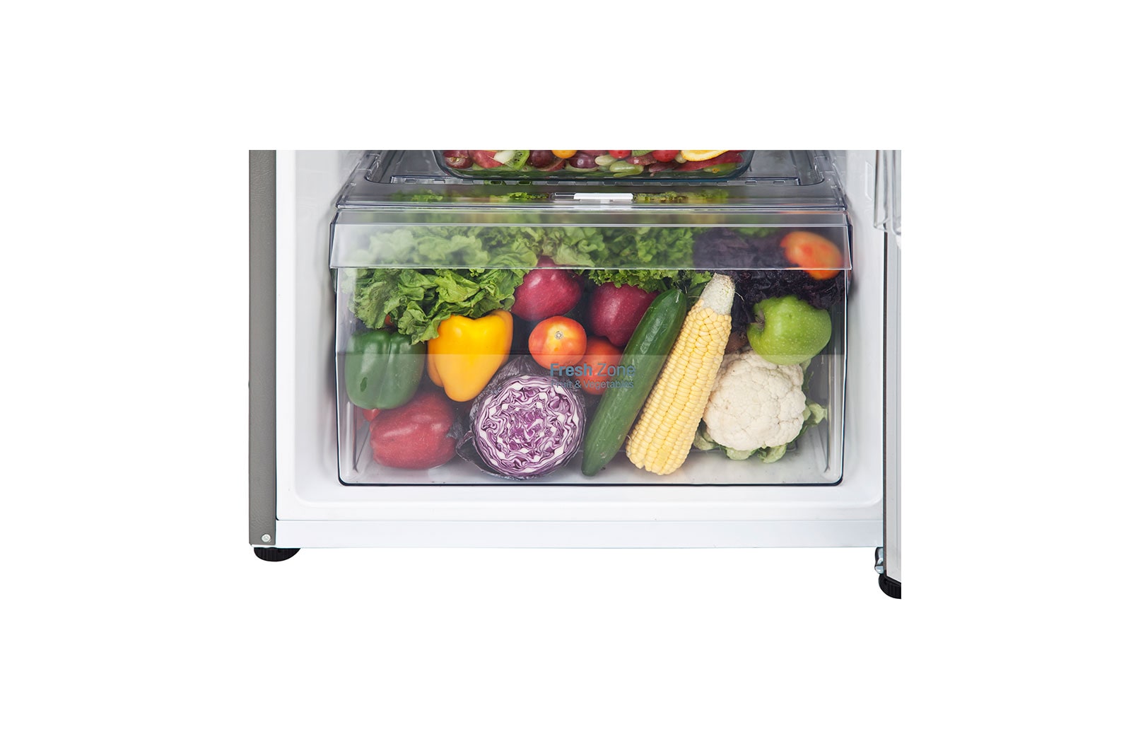 LG 242L, 2 Star, Smart Inverter Compressor, Dazzle Steel Finish, Frost-Free Double Door Refrigerator - Image 12