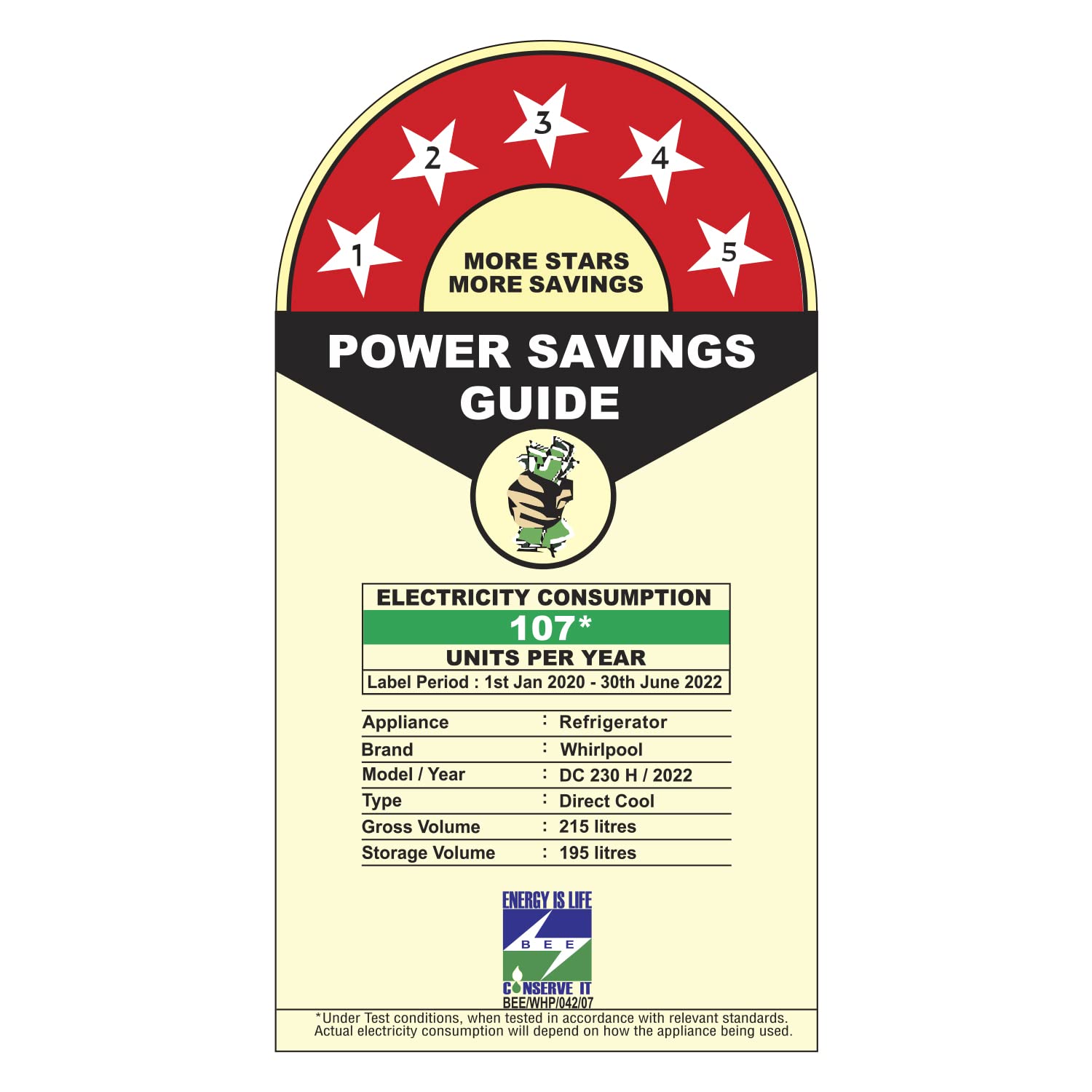 Whirlpool 215 L 5 Star IMPRO Inverter Direct-Cool Single Door Refrigerator (230 IMPRO ROY 5S INV SAPPHIRE ABYSS) Free 1 Year Extended warranty - Image 12