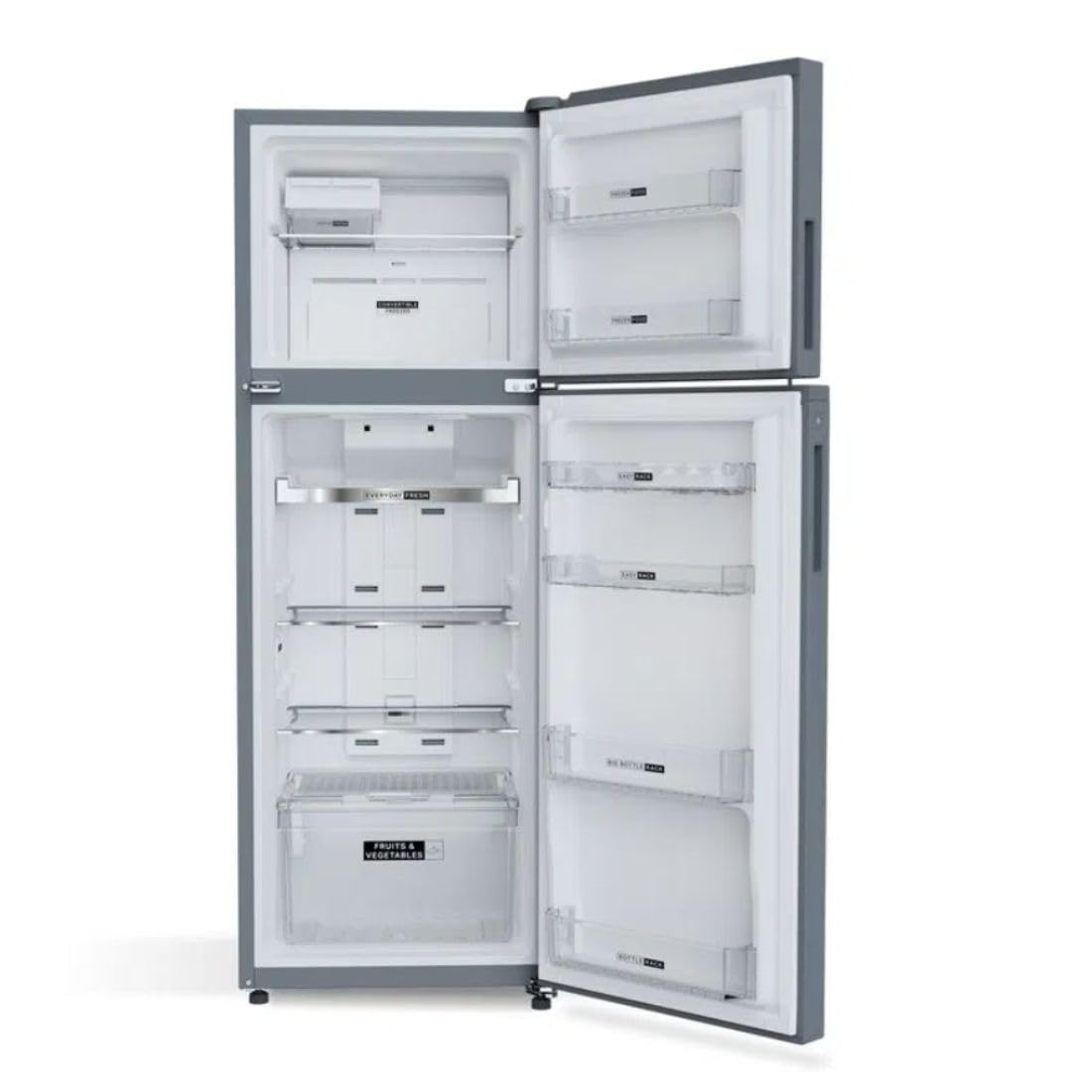 Whirlpool Intellifresh Pro 235L 2 Star Convertible Frost Free Double-Door Refrigerator (IFPRO INV CNV 278 ILLUSIA STEEL(2S)-TL, 2023 Mode) - Image 6