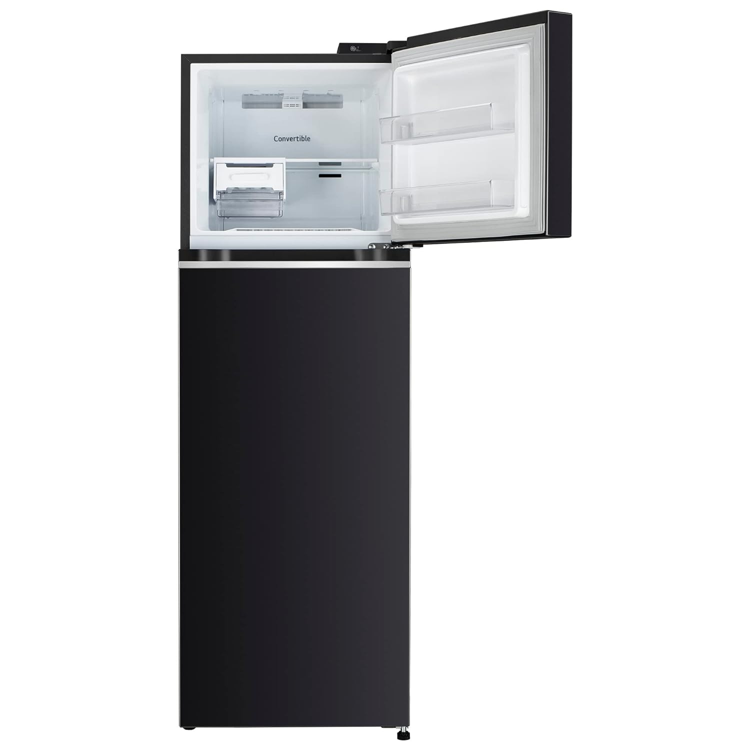 LG 246 L 3 Star Smart Inverter Wi-Fi Frost-Free Double Door Refrigerator (GL-T262TESX, Ebony Sheen, Door Cooling+ & Convertible, Gross Volume -263L) - Image 6