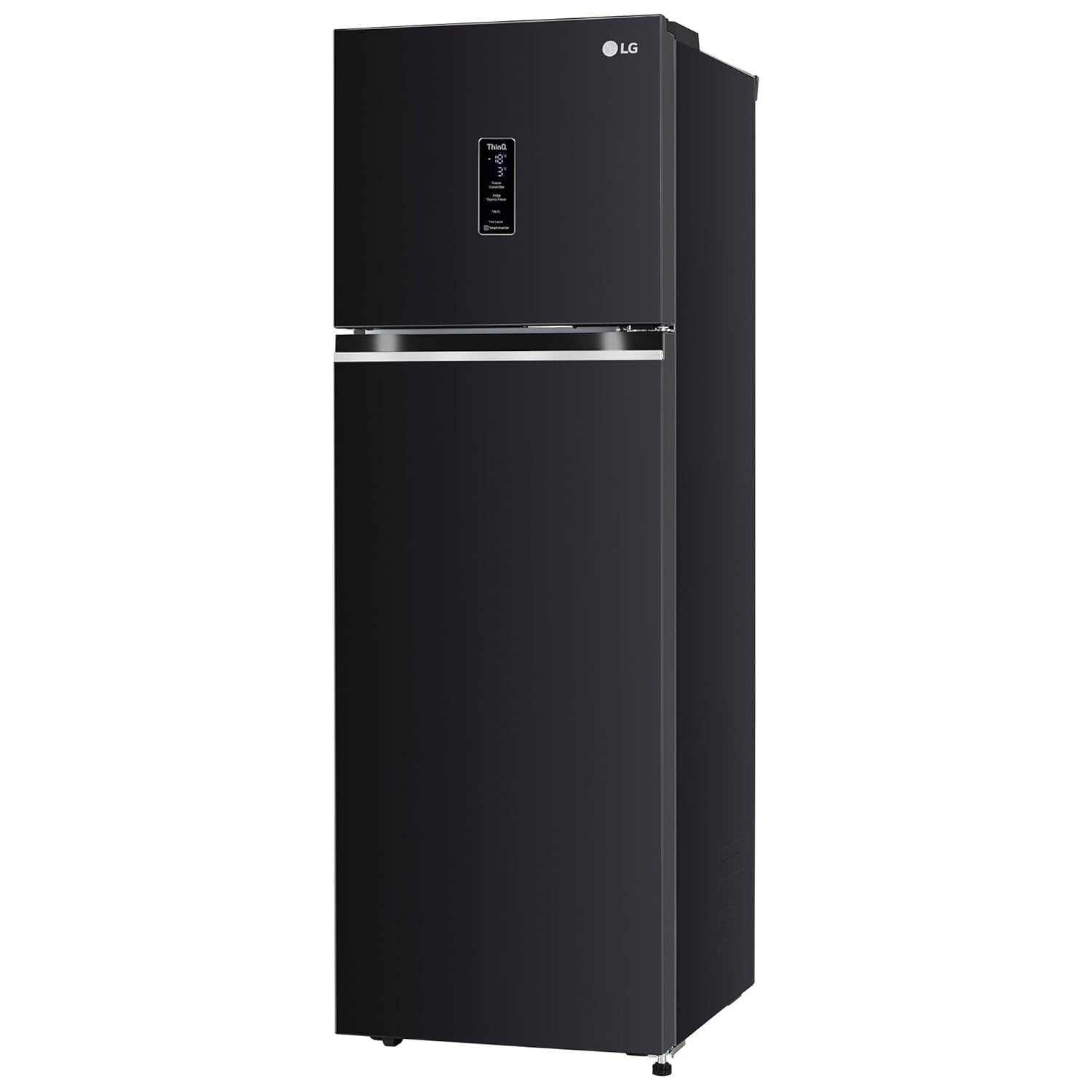 LG 246 L 3 Star Smart Inverter Wi-Fi Frost-Free Double Door Refrigerator (GL-T262TESX, Ebony Sheen, Door Cooling+ & Convertible, Gross Volume -263L) - Image 4