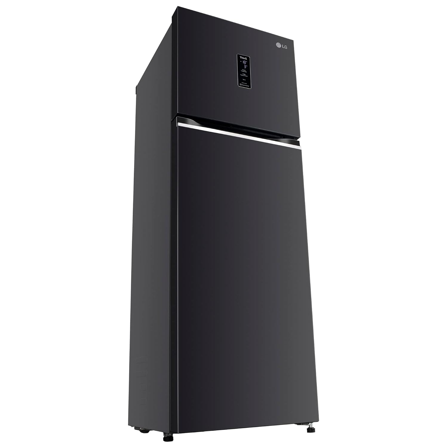 LG 246 L 3 Star Smart Inverter Wi-Fi Frost-Free Double Door Refrigerator (GL-T262TESX, Ebony Sheen, Door Cooling+ & Convertible, Gross Volume -263L) - Image 3