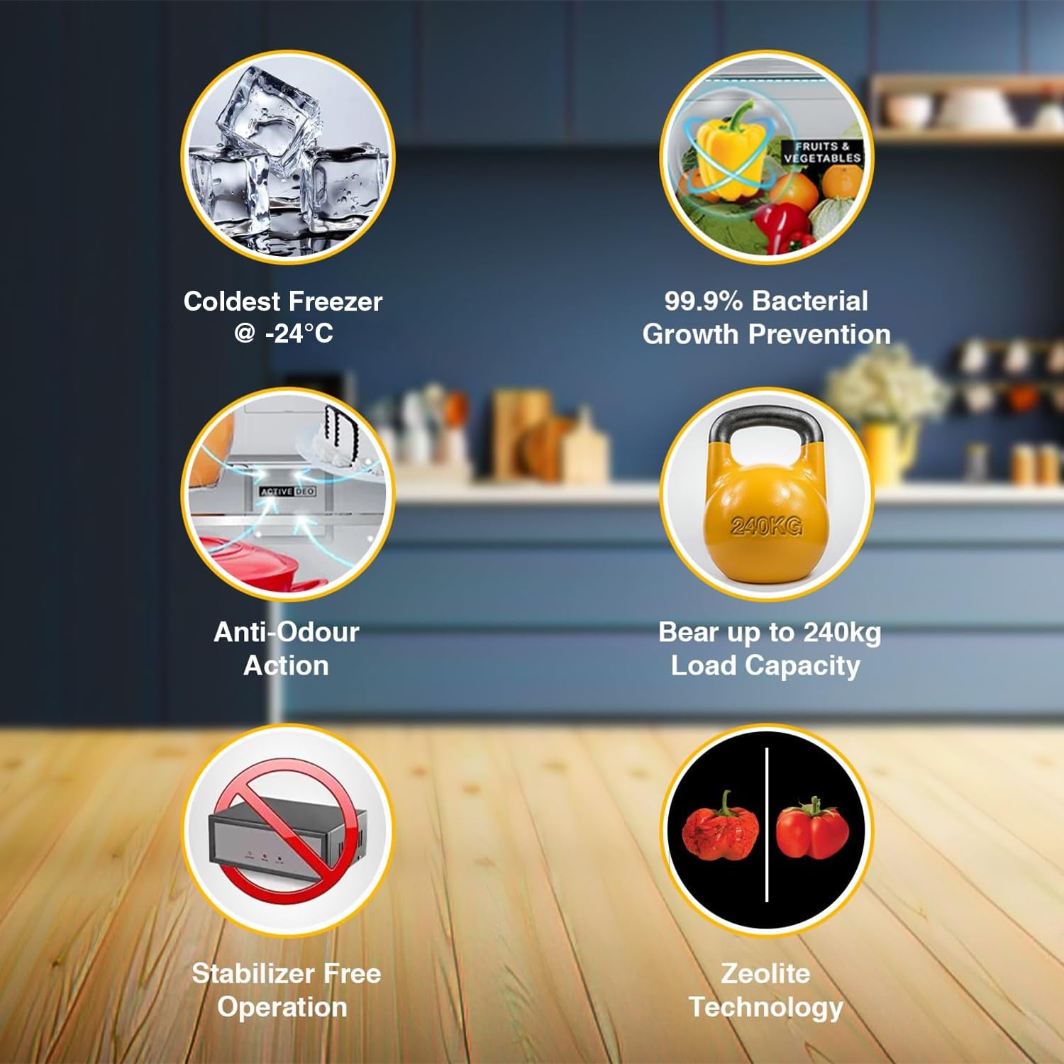 Whirlpool 235 L 2 Star Frost Free inverter Double Door Refrigerator (NEO DF278 PRM RADIANT STEEL(2S)-TL) - Image 7