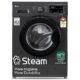 LG 9 Kg 5 Star Direct Drive Technology, Steam Wash, 6 Motion DD, Smart Diagnosis, Fully-Automatic Front Load Washing Machine (FHM1409BDM, Allergy Care, In-Built Heater, Touch Panel, Middle Black)